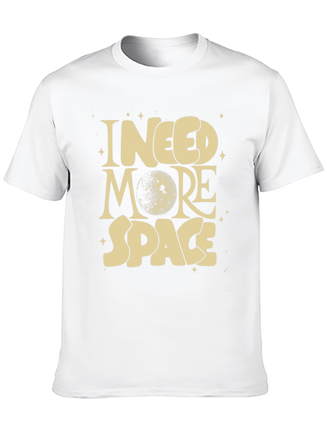 I Need More Space Graphic T-Shirt - Black
