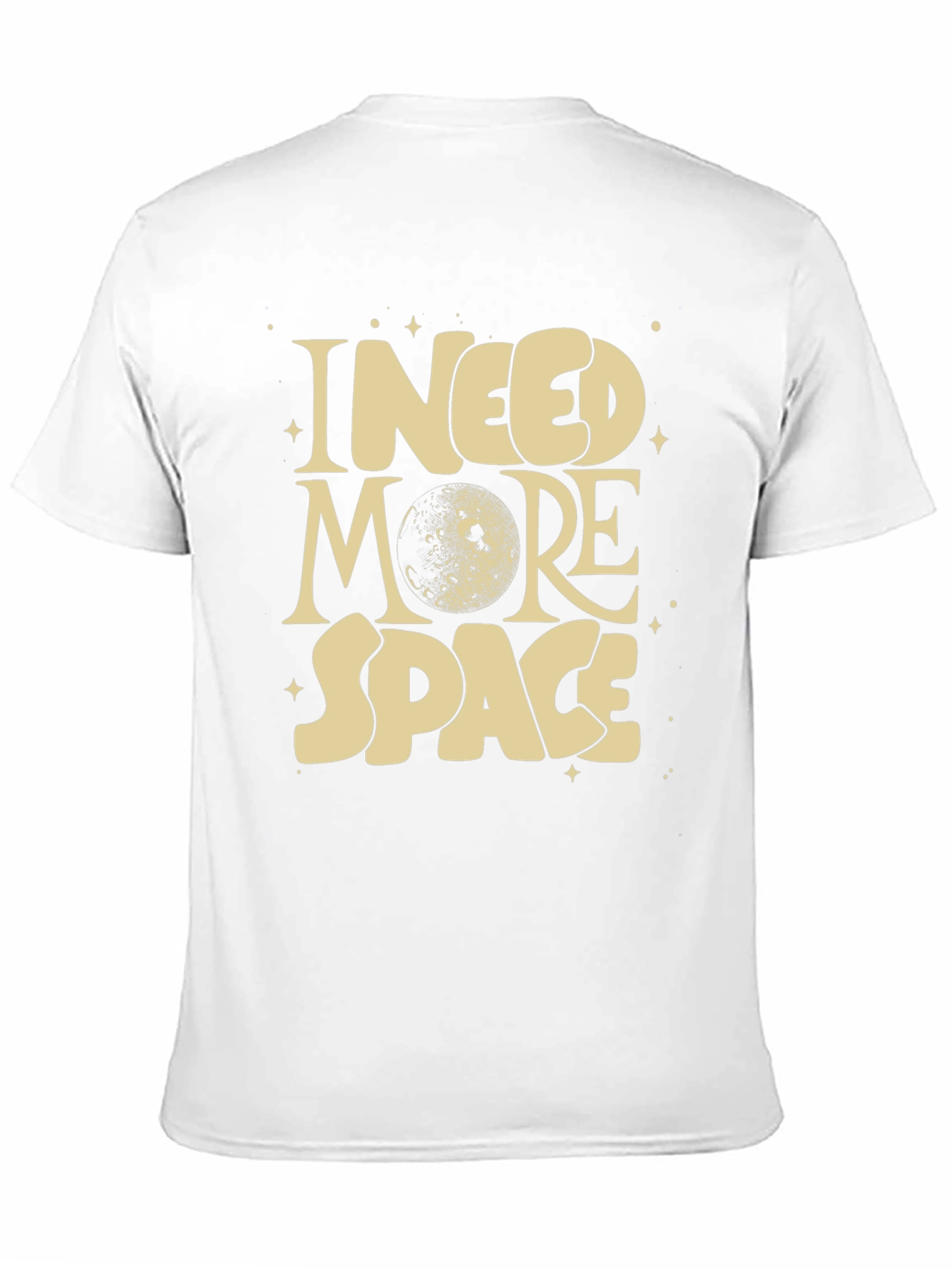 I Need More Space Graphic T-Shirt - Black