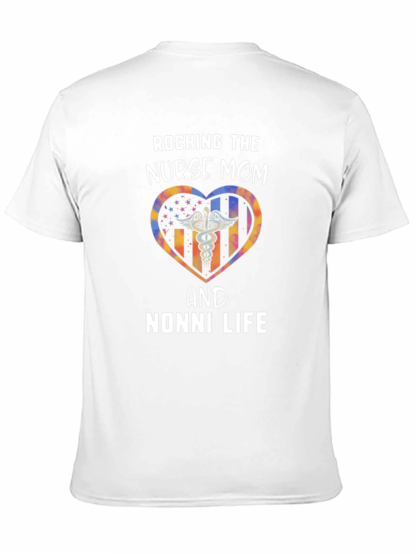 Rocking Nurse Mom & Nonni Life Graphic Tee