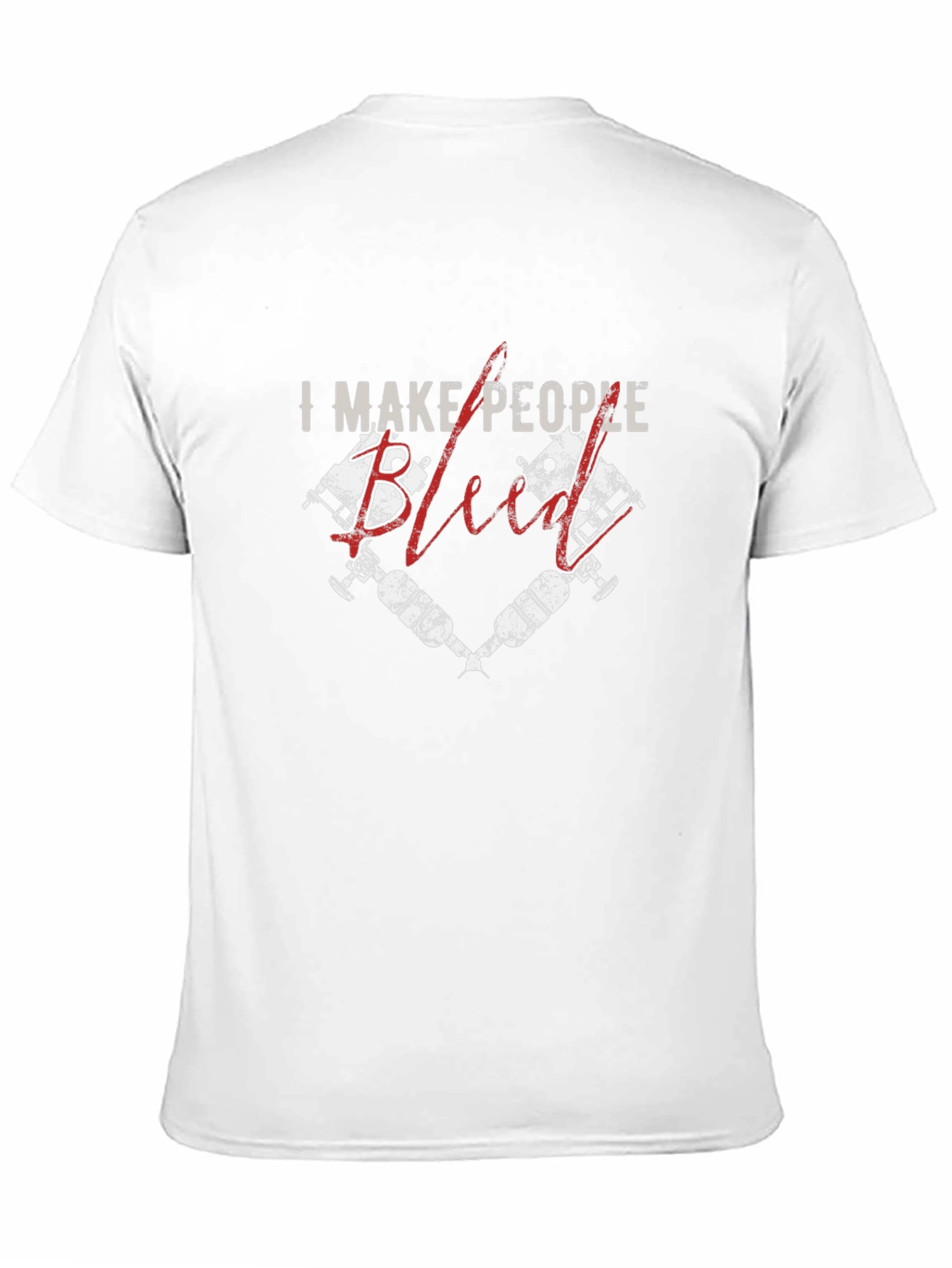 I Make People Bleed Tattoo Artist Black T-Shirt