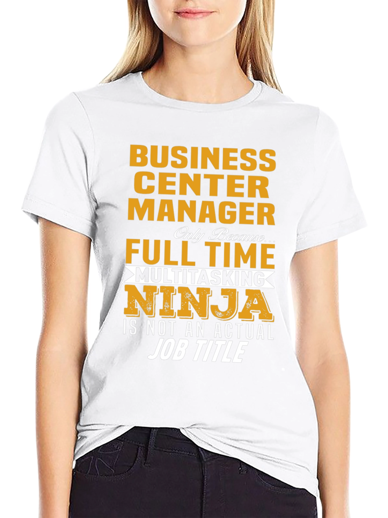 Business Center Manager Multitasking Ninja T-Shirt