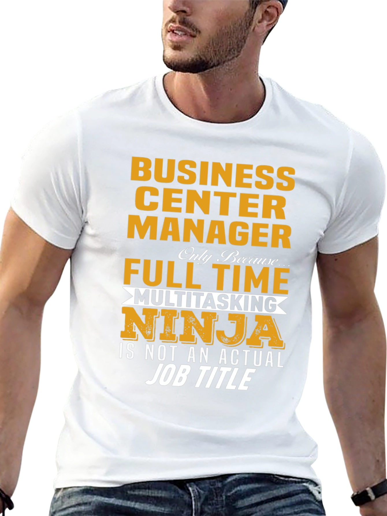 Business Center Manager Multitasking Ninja T-Shirt
