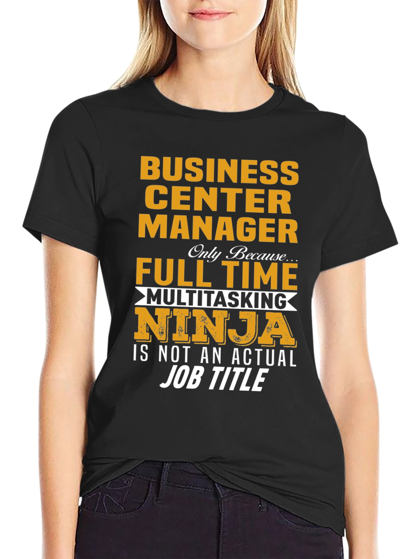 Business Center Manager Multitasking Ninja T-Shirt