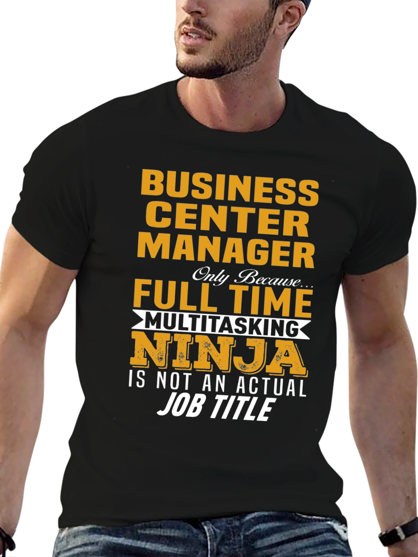 Business Center Manager Multitasking Ninja T-Shirt