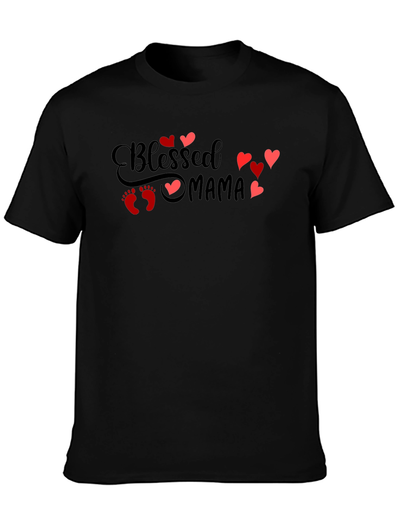 Blessed Mama Graphic Tee - New Mom Gift