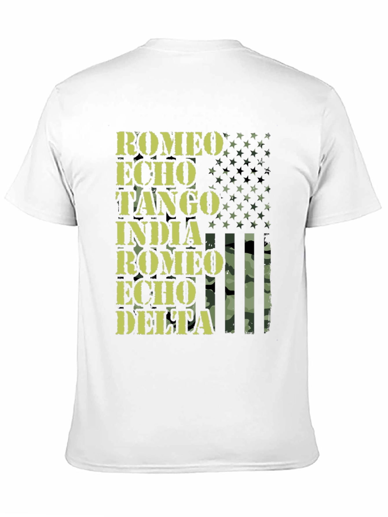 Military Alphabet Mens T-Shirt