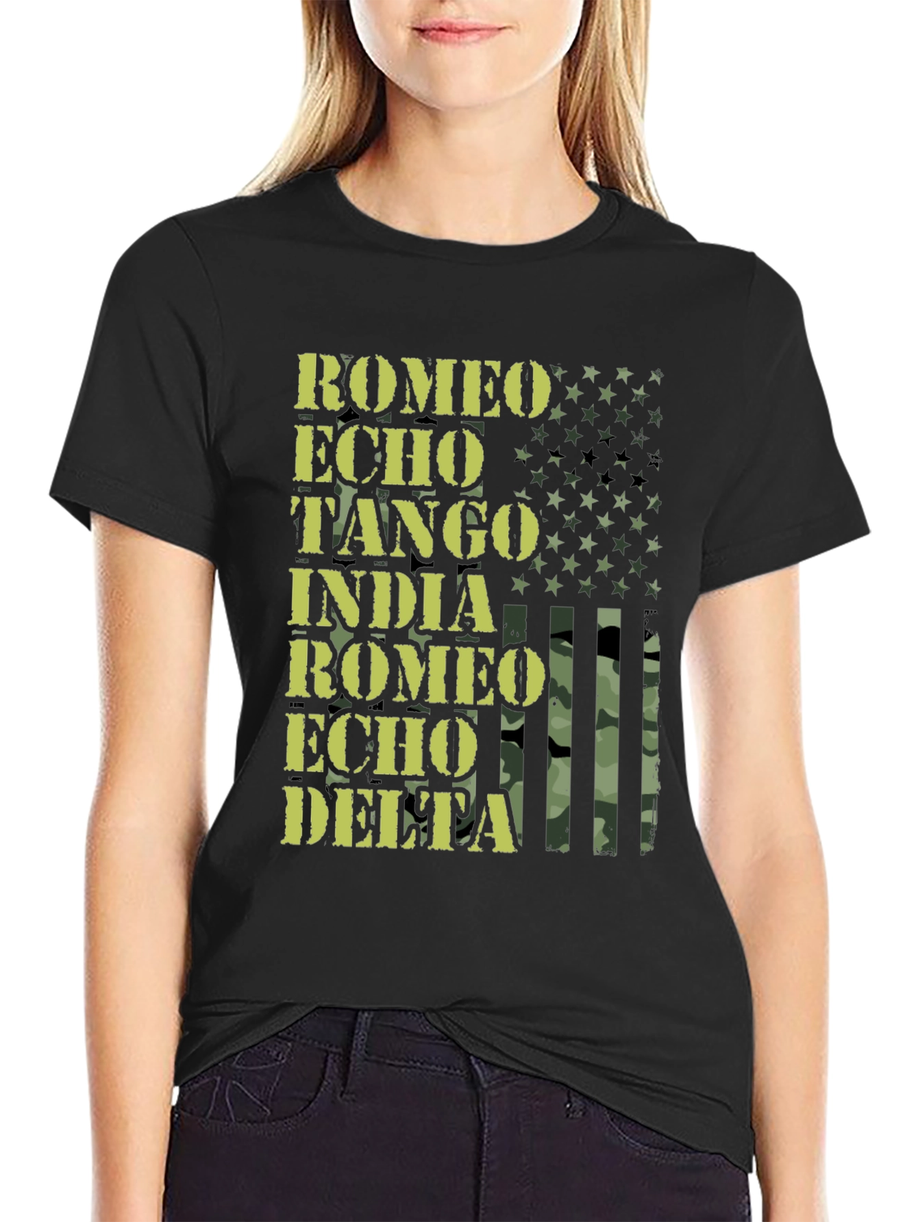Military Alphabet Mens T-Shirt