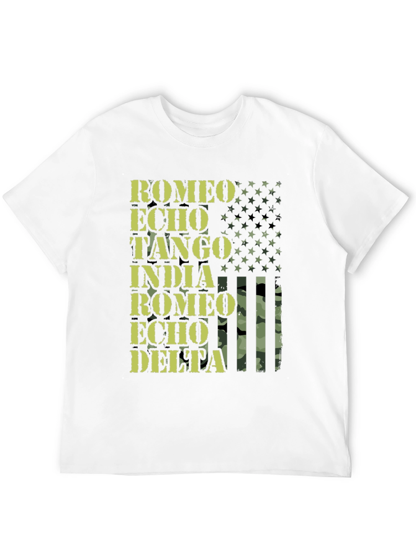 Military Alphabet Mens T-Shirt