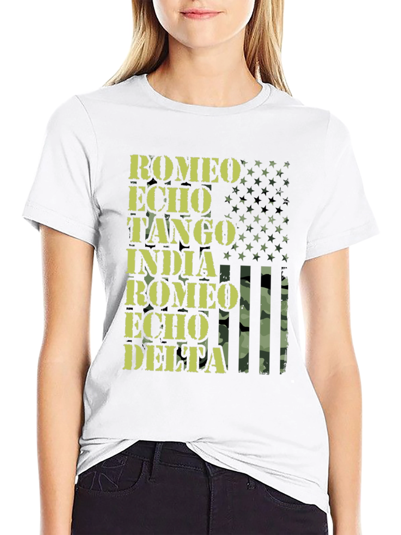 Military Alphabet Mens T-Shirt