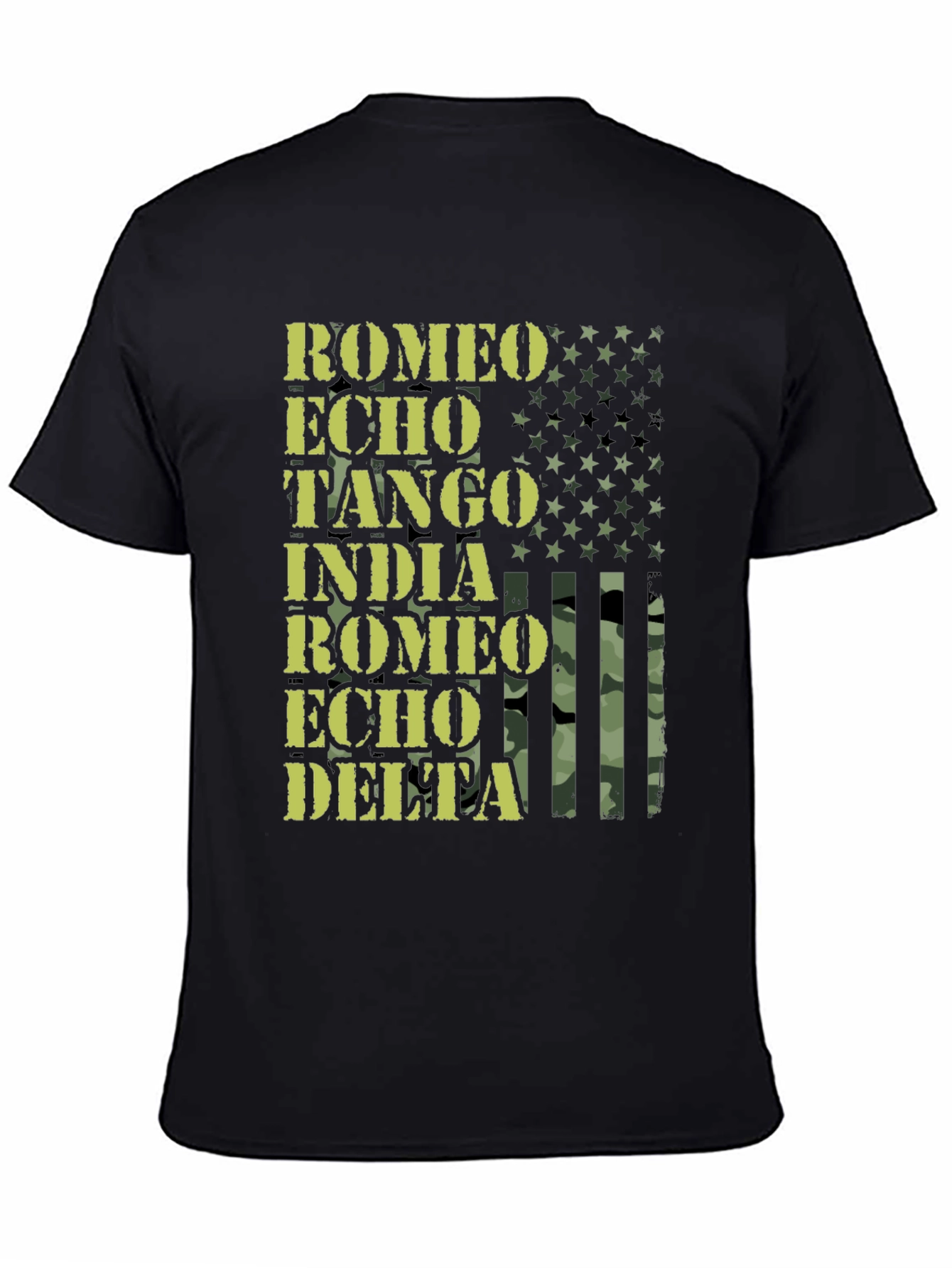 Military Alphabet Mens T-Shirt