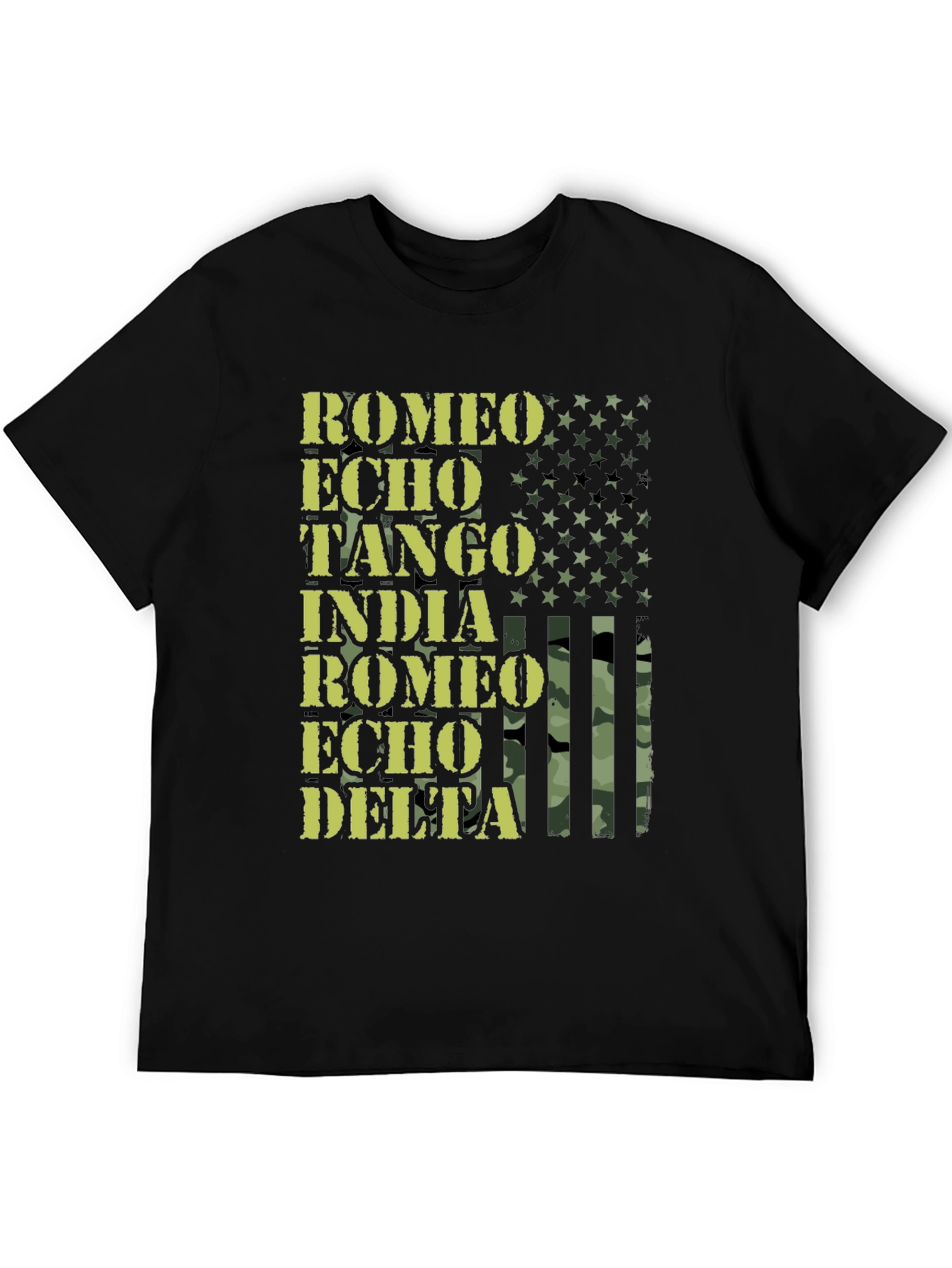 Military Alphabet Mens T-Shirt