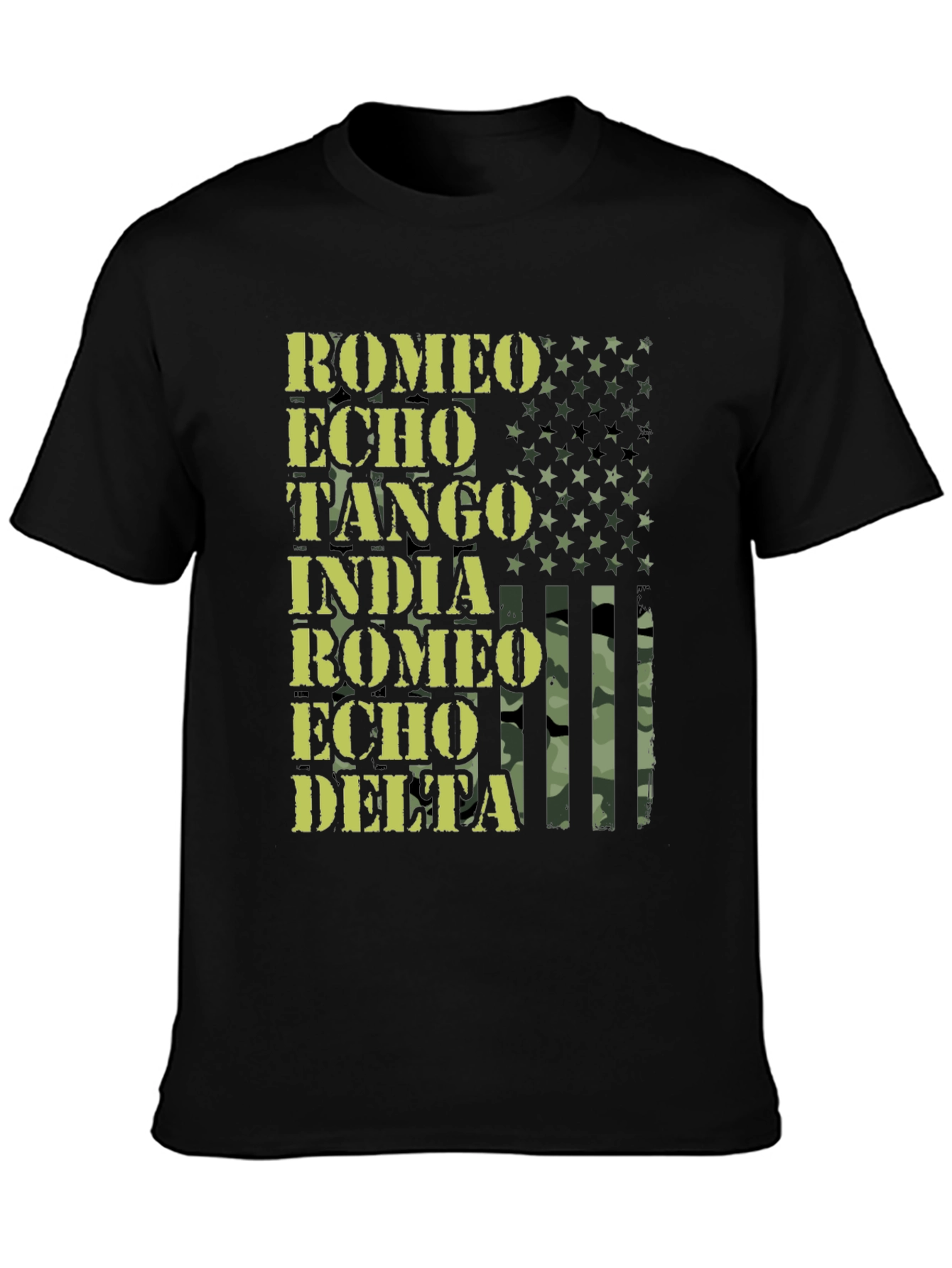 Military Alphabet Mens T-Shirt