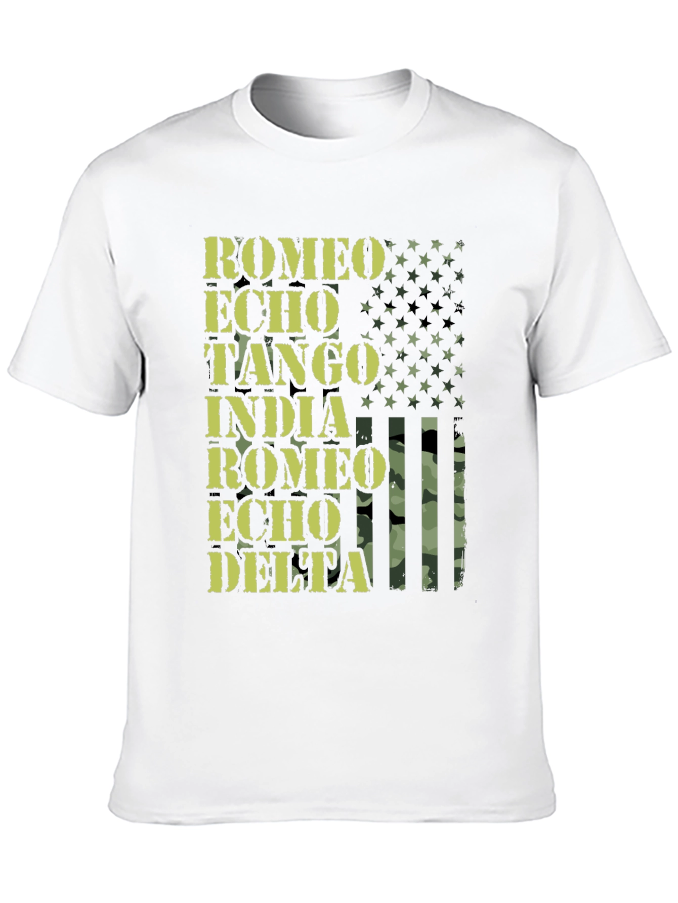 Military Alphabet Mens T-Shirt