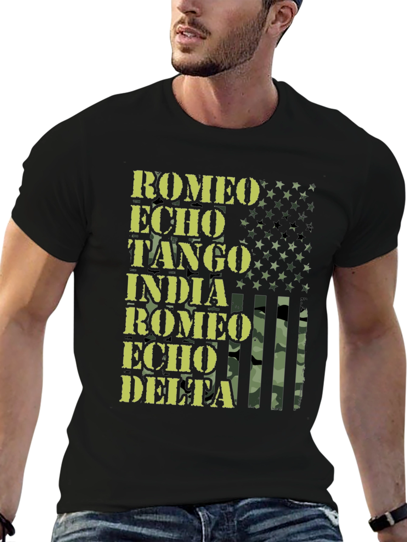 Military Alphabet Mens T-Shirt