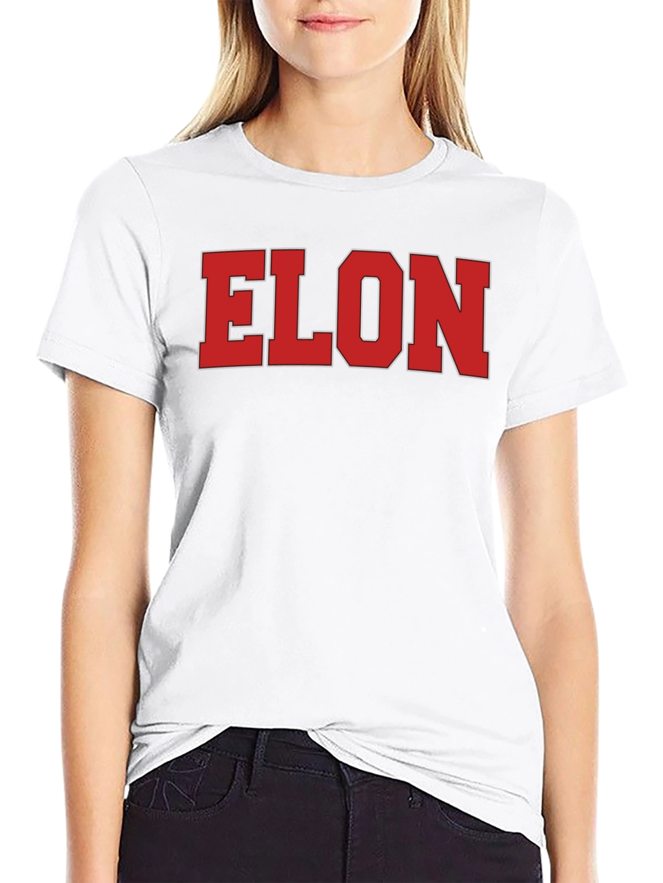 ELON Tee - Bold Statement Black Cotton T-Shirt