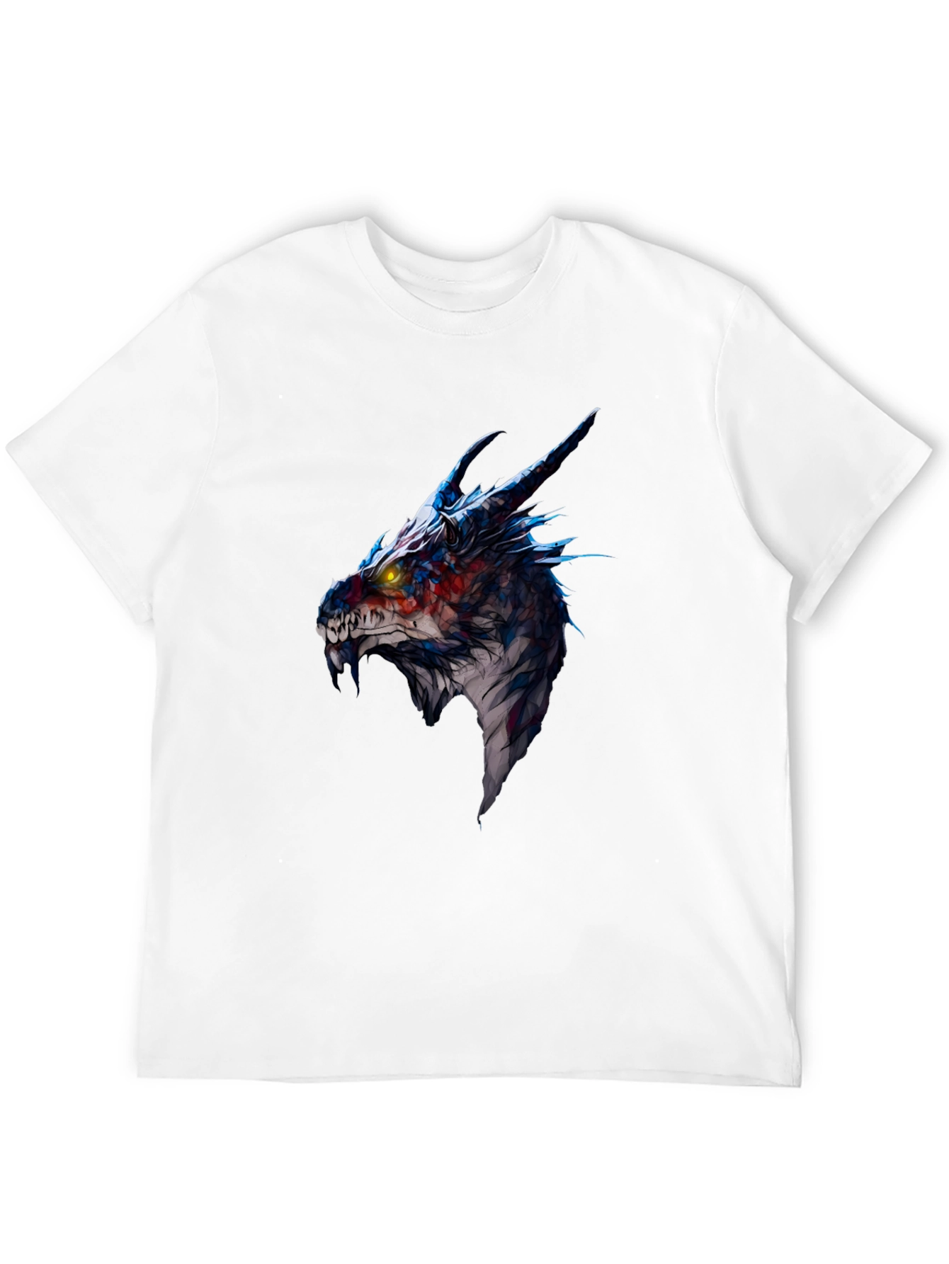 Dragon Head Graphic Black T-Shirt
