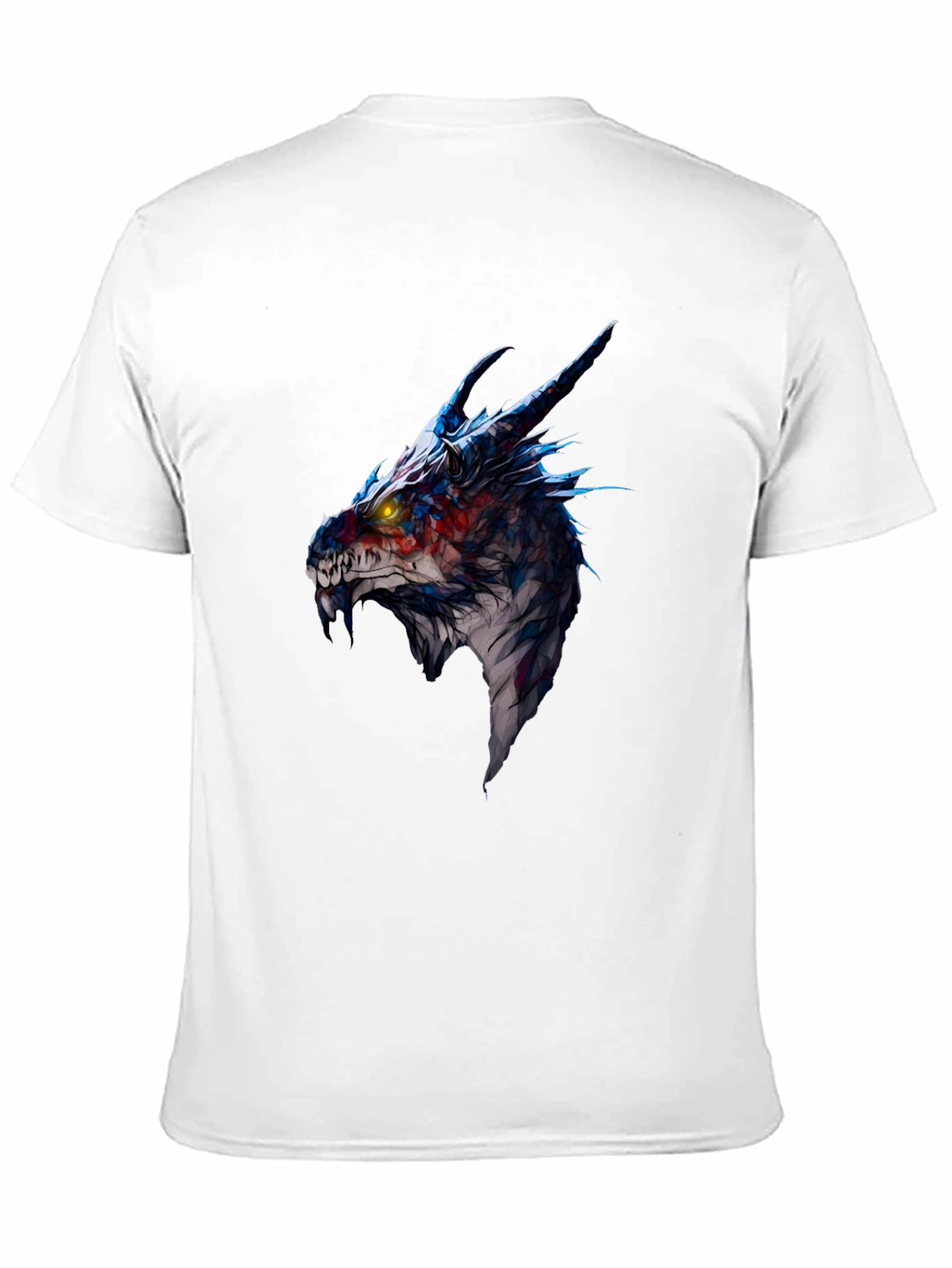 Dragon Head Graphic Black T-Shirt