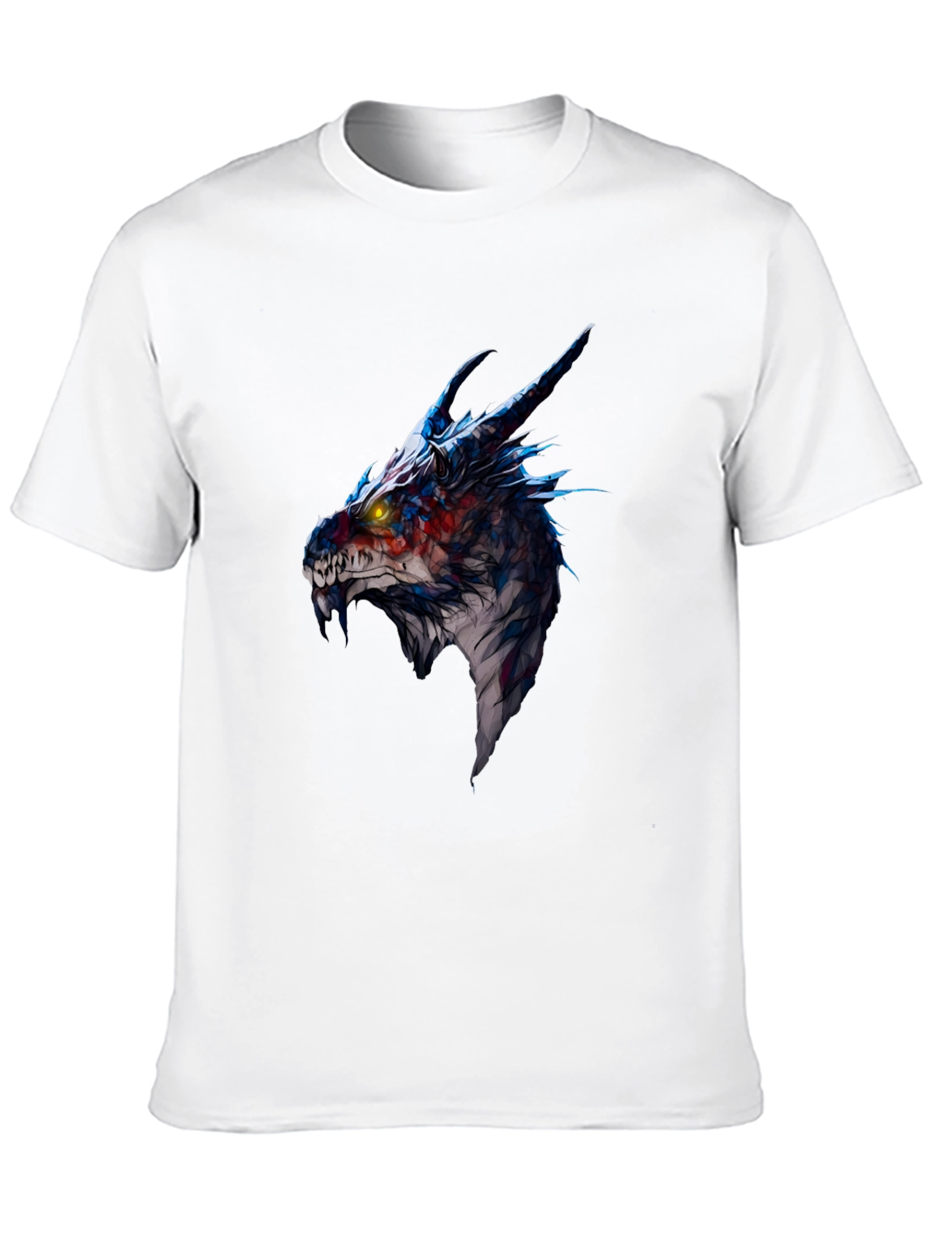Dragon Head Graphic Black T-Shirt