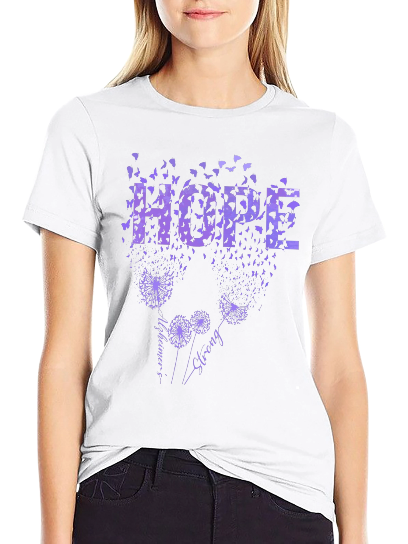 Hope Alzheimers Strong T-Shirt
