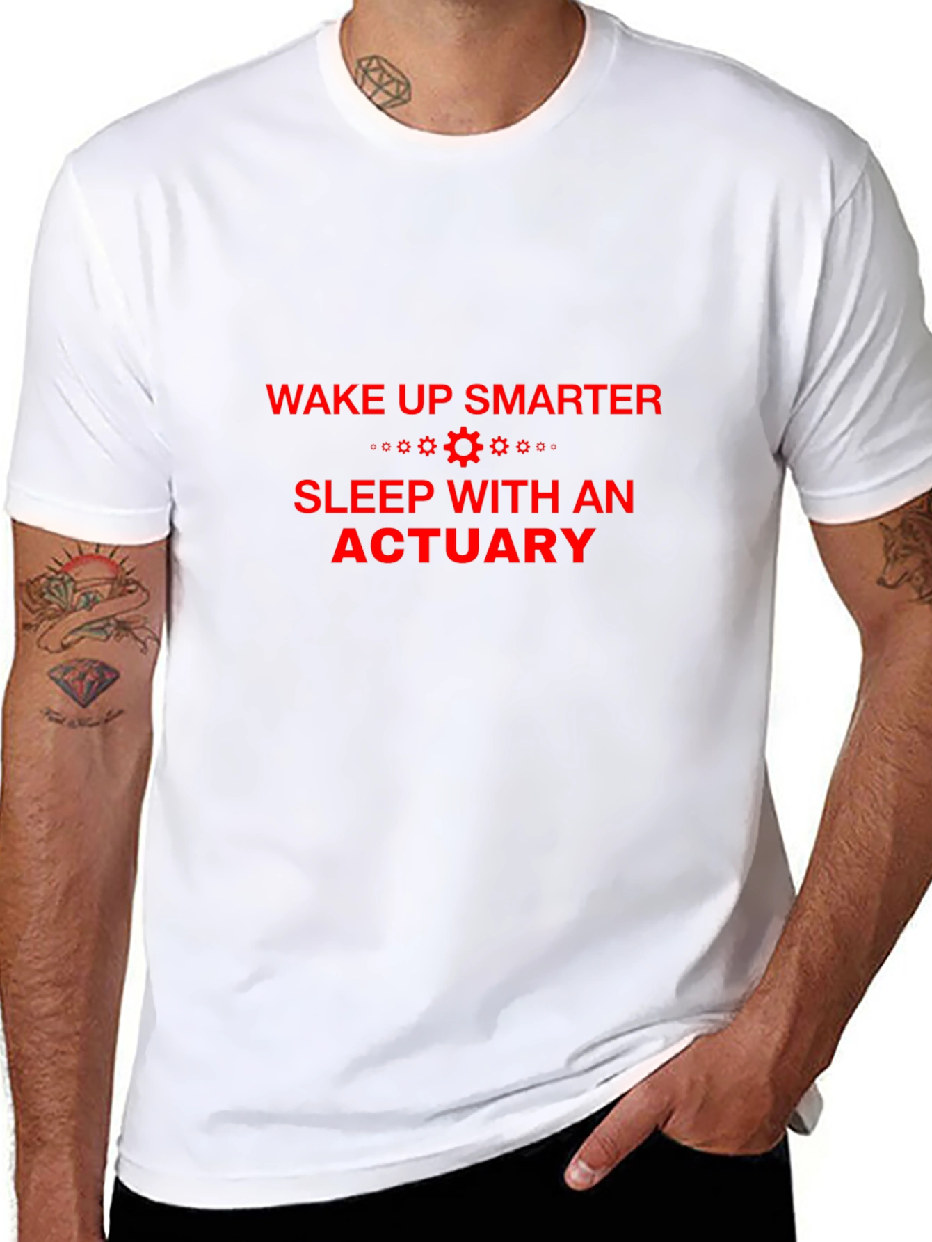 Wake Up Smarter Actuary T-Shirt