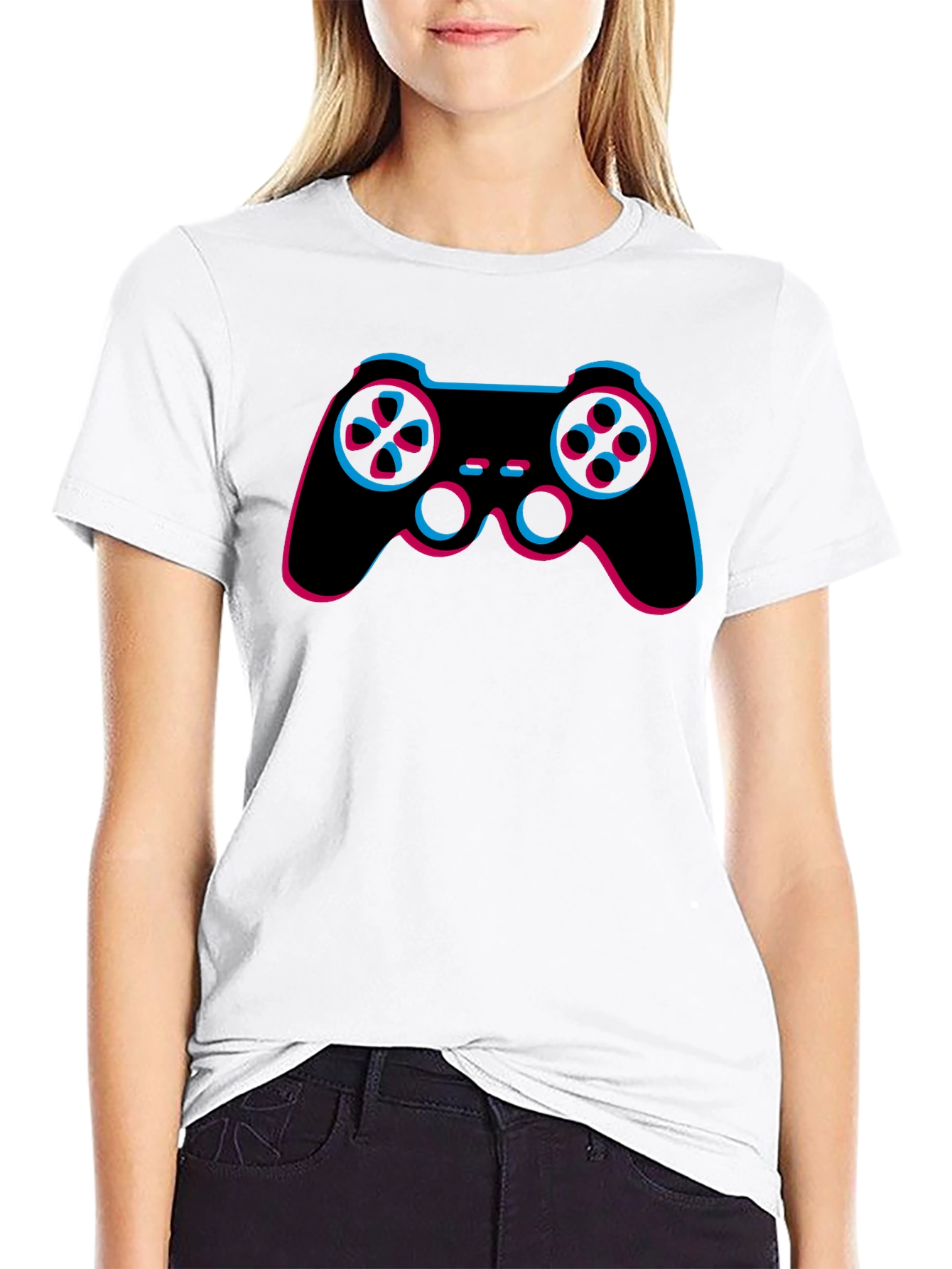 Retro Gamer T-Shirt - Black Controller Design