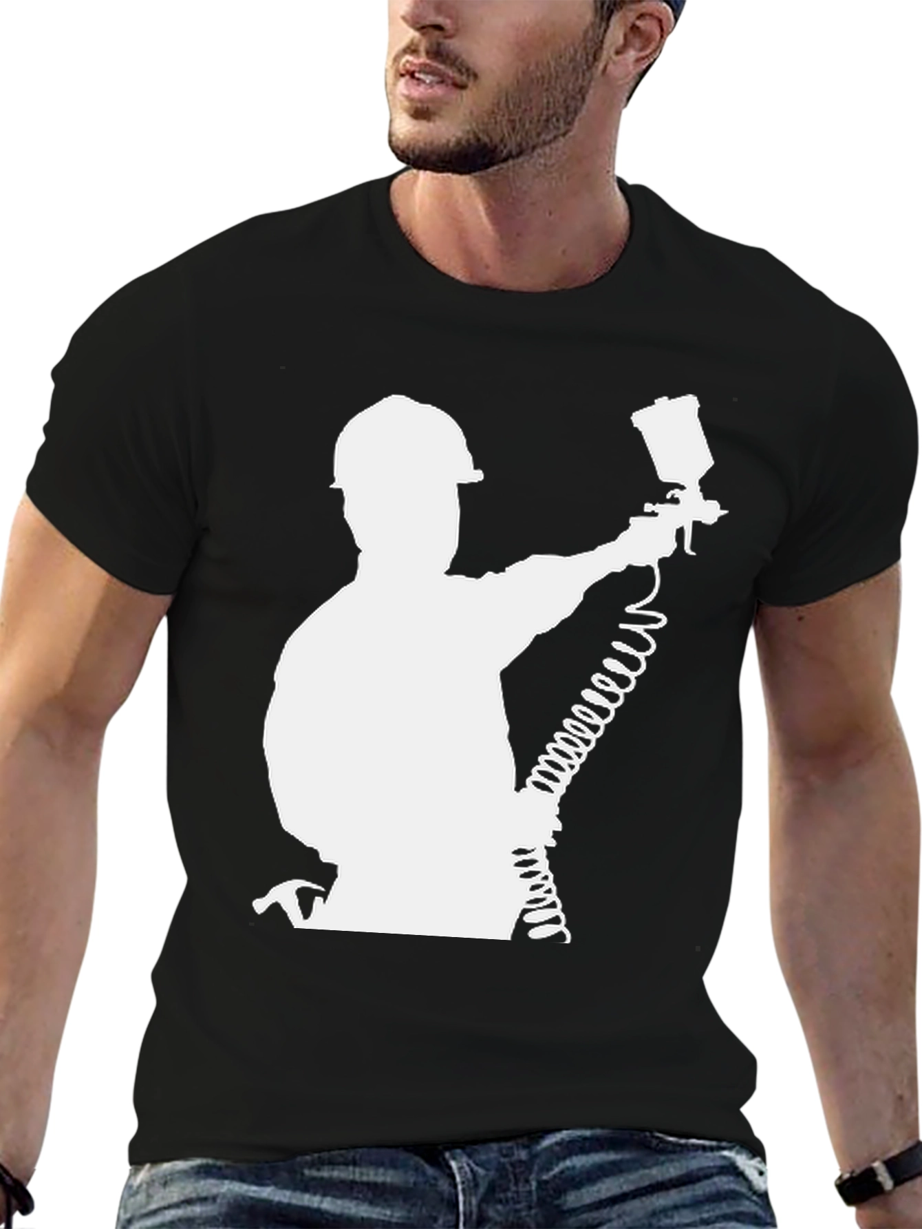 Spray Painter T-Shirt - Cool Graphic Tee