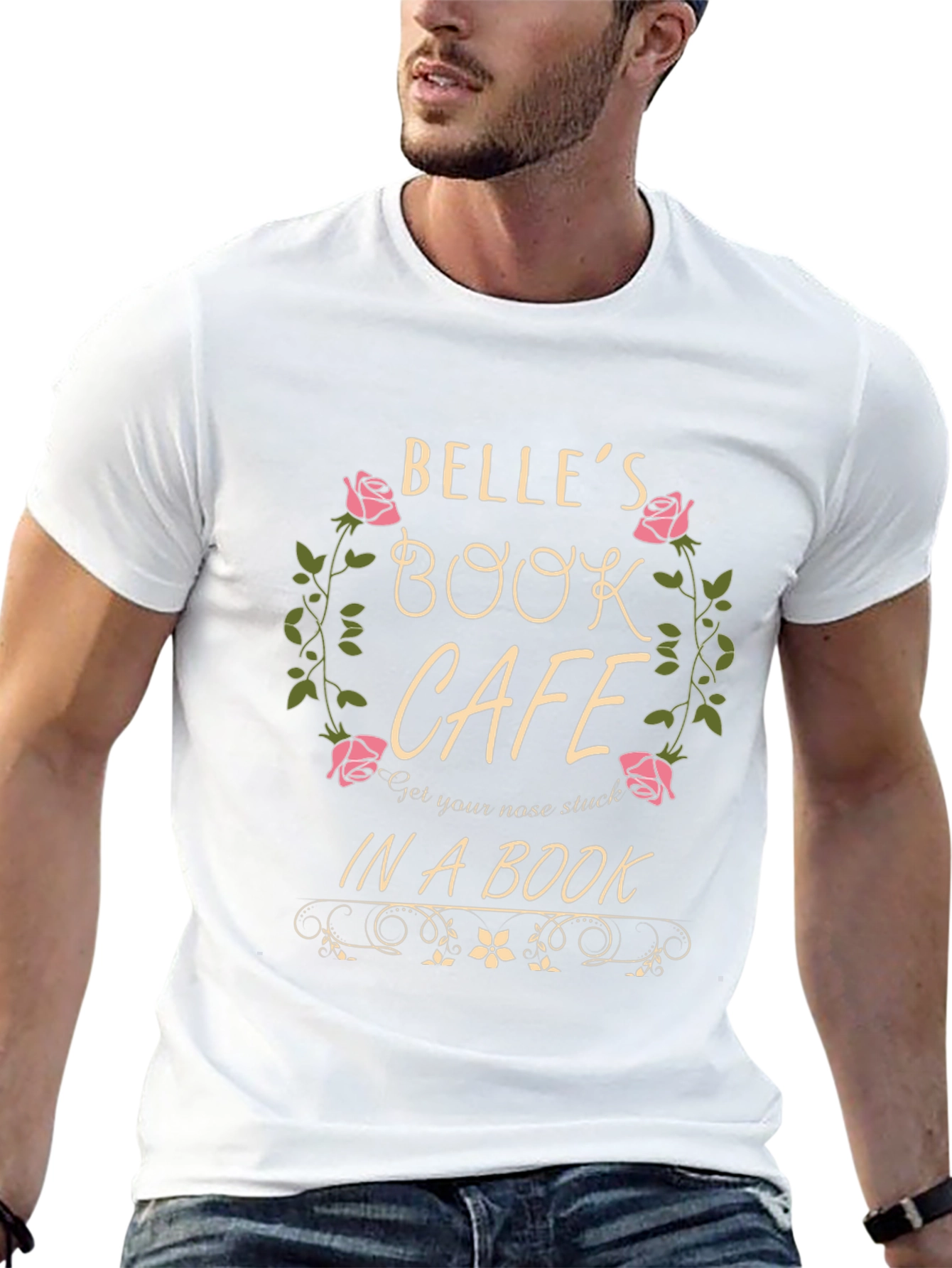Belles Book Cafe Black T-Shirt