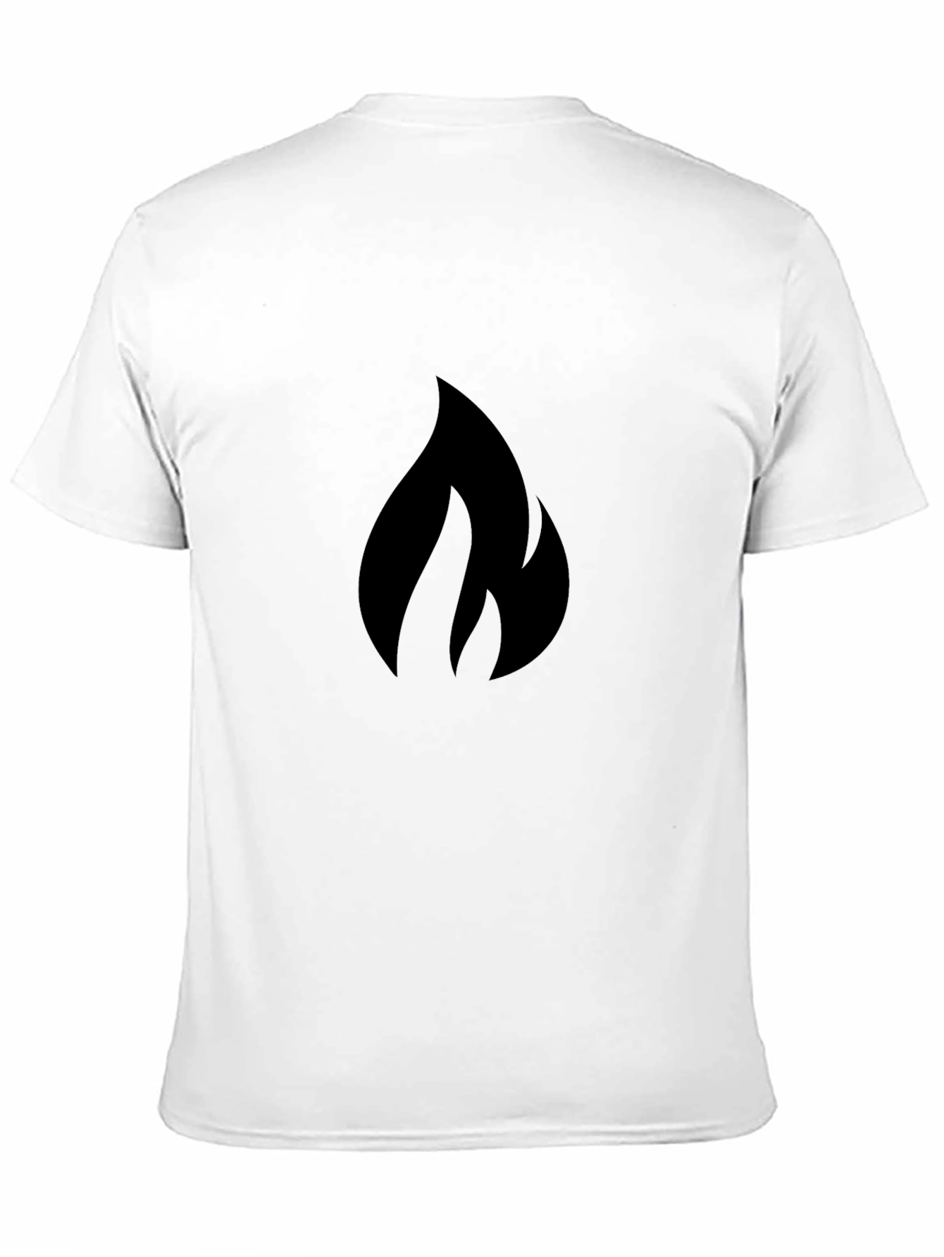 Flame Graphic Black T-Shirt - Bold Style