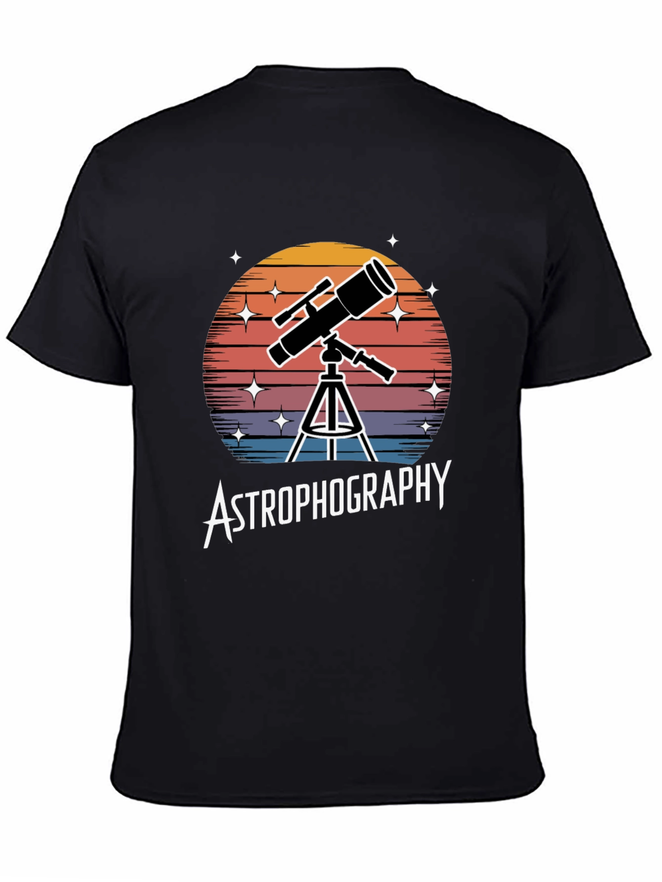 Astrophotography Telescope Graphic T-Shirt