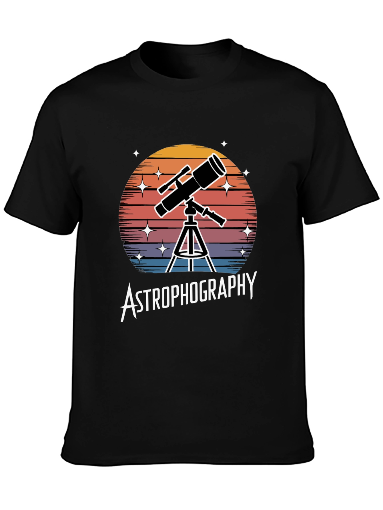 Astrophotography Telescope Graphic T-Shirt
