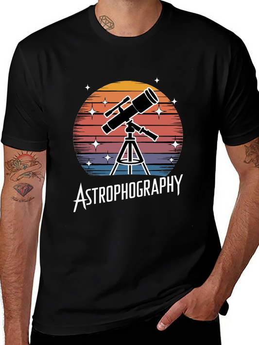Astrophotography Telescope Graphic T-Shirt