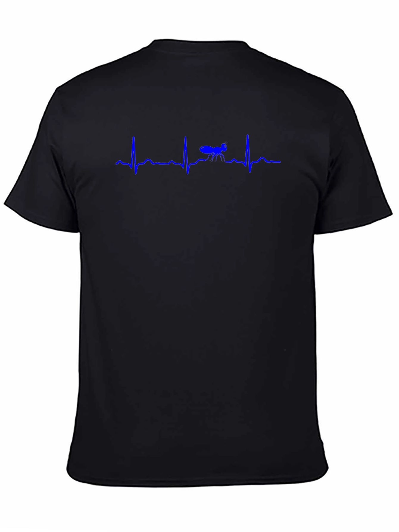 Moose Heartbeat T-Shirt - Black Graphic Tee