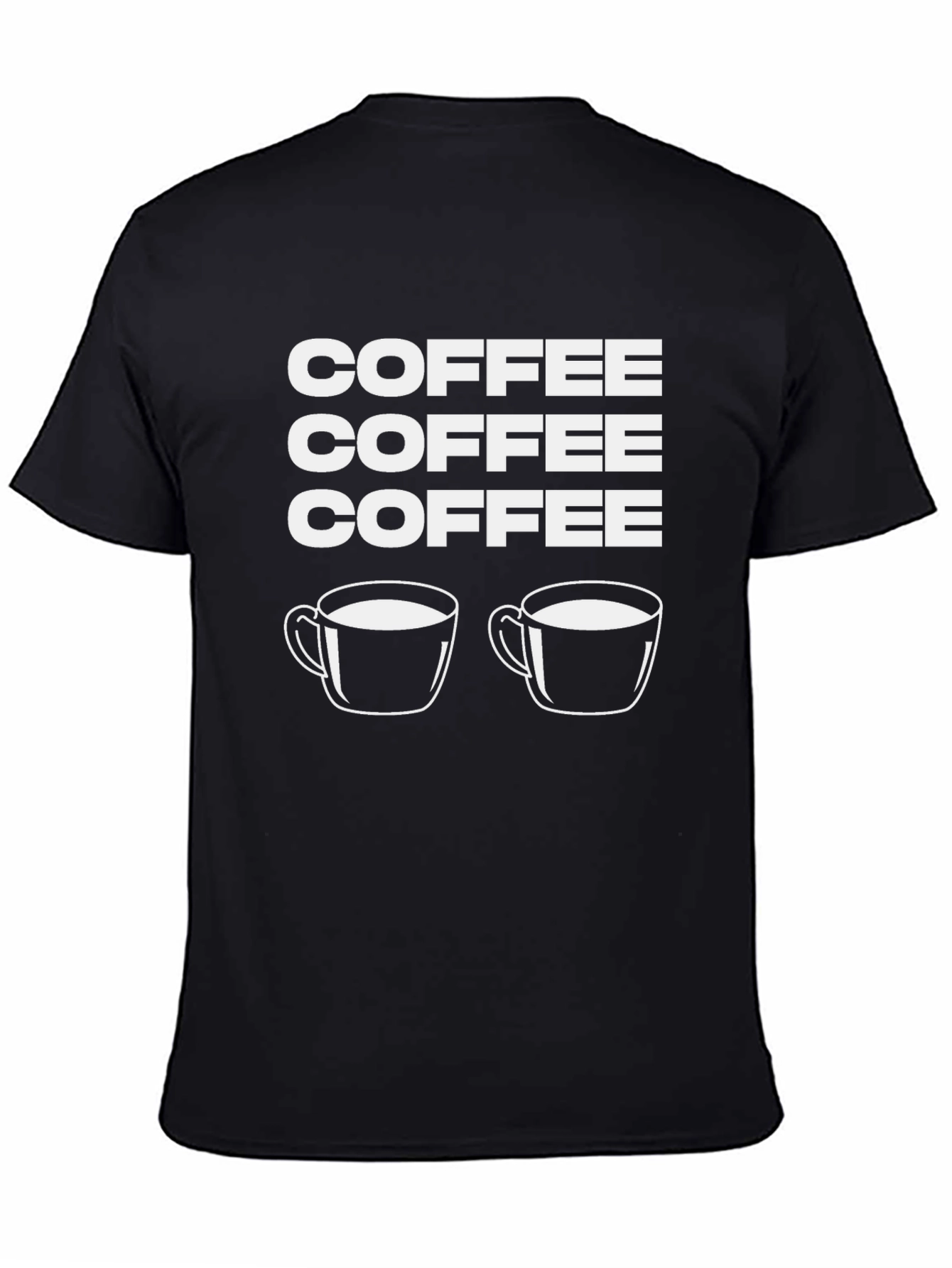 Coffee Lover T-Shirt - Black Graphic Print