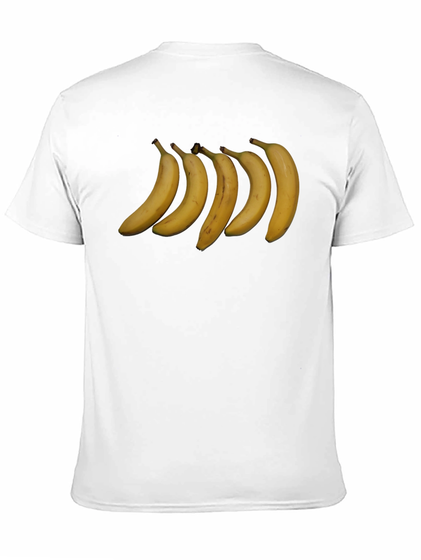 Banana Row Black T-Shirt - Quirky Graphic Tee