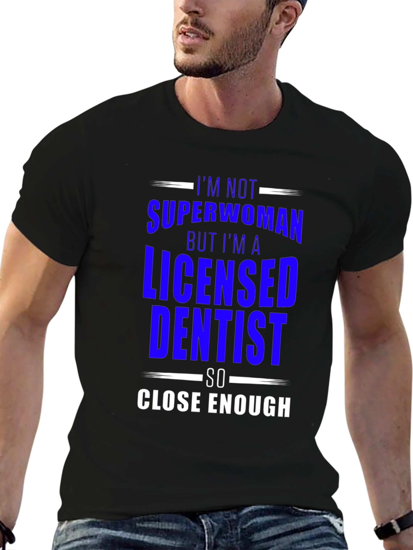 Licensed Dentist Superwoman T-Shirt
