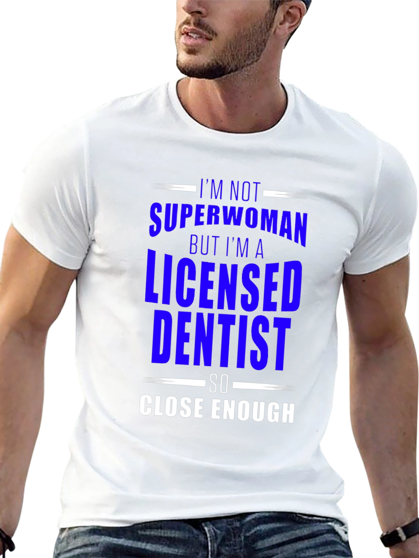 Licensed Dentist Superwoman T-Shirt