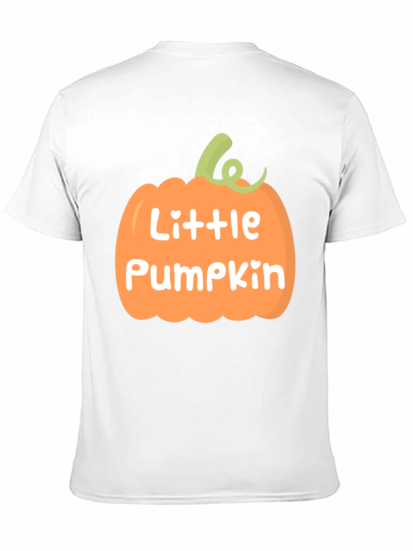 Little Pumpkin Graphic Tee - Black Crew Neck T-Shirt
