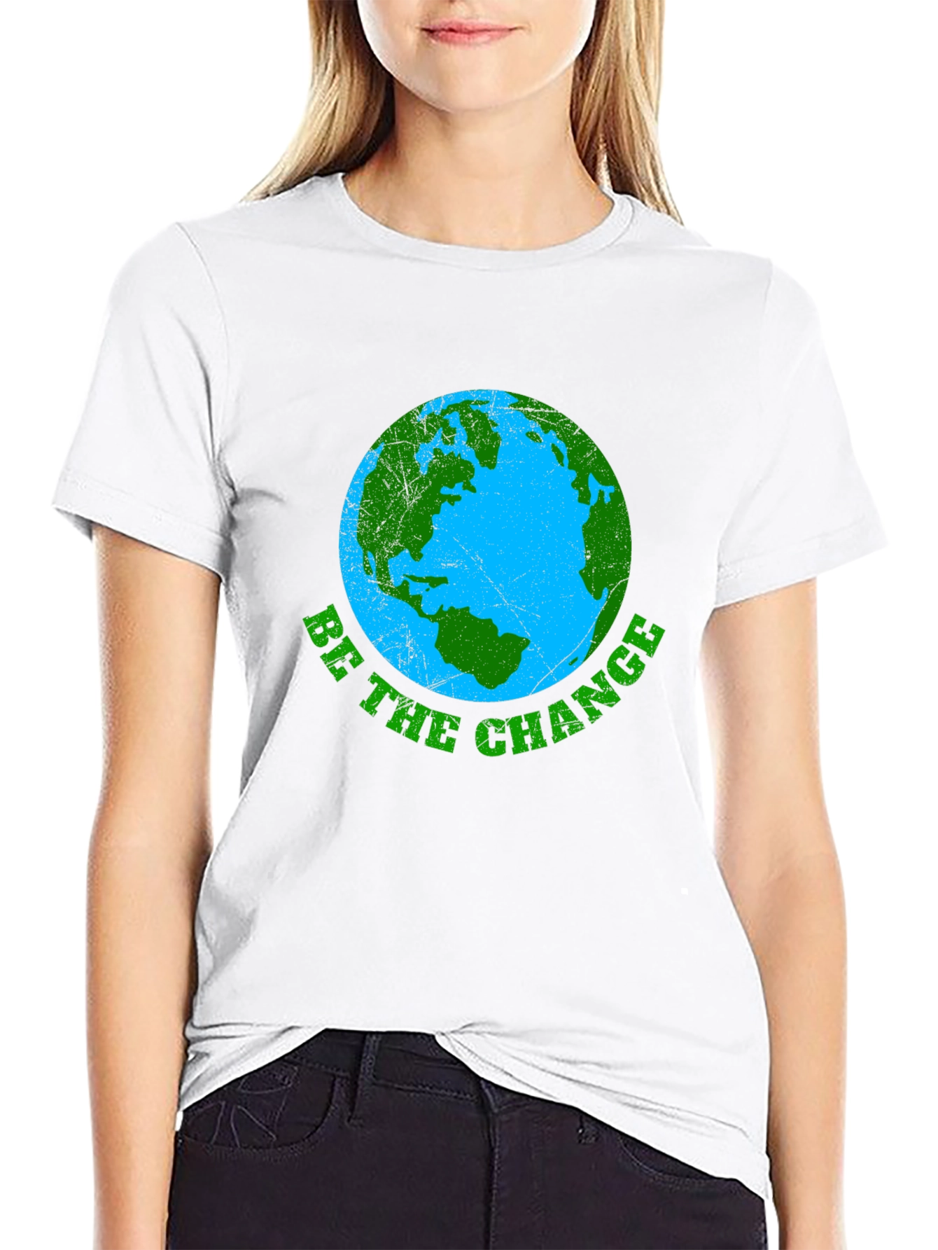Be The Change Earth Graphic Tee