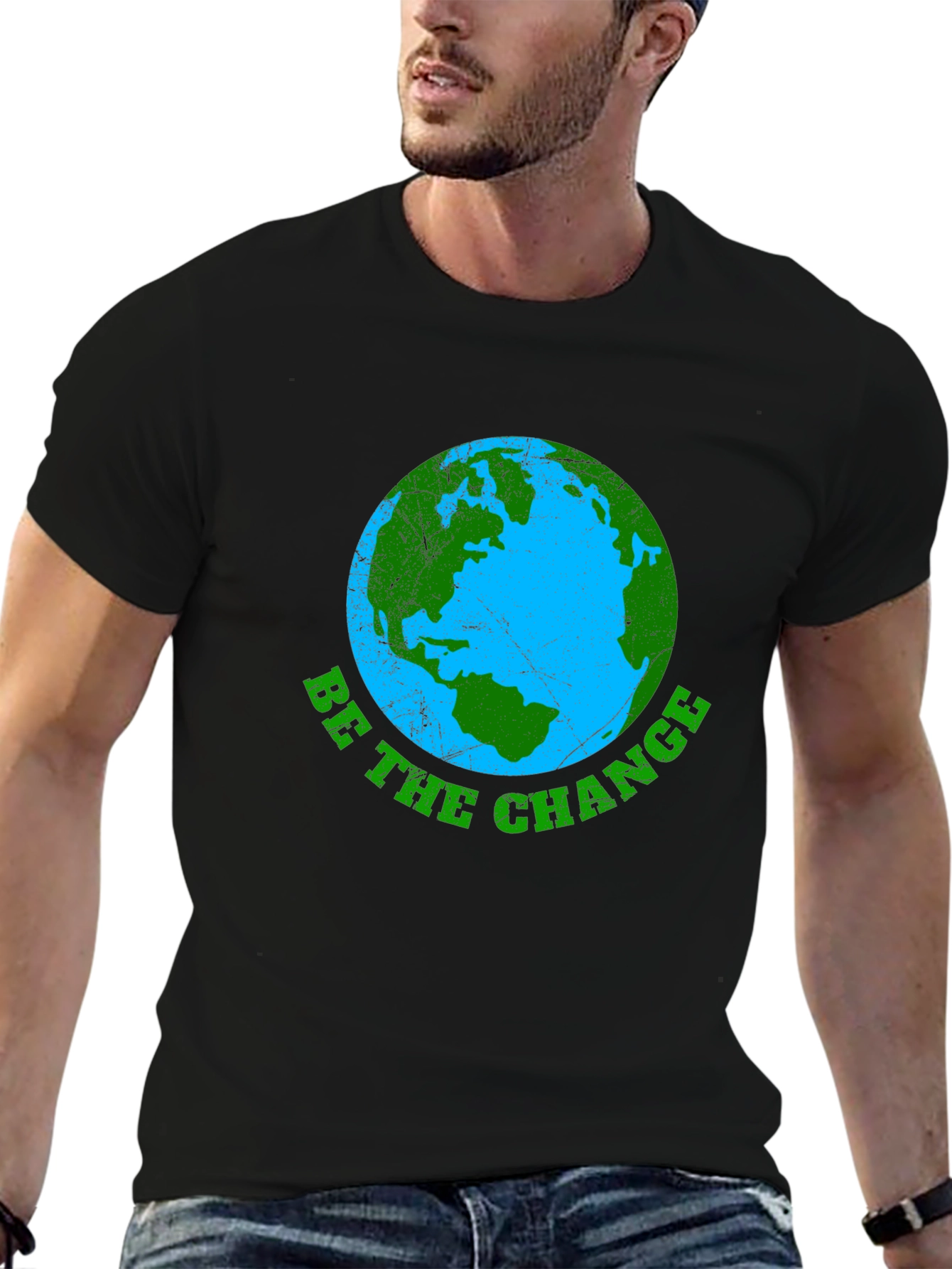 Be The Change Earth Graphic Tee
