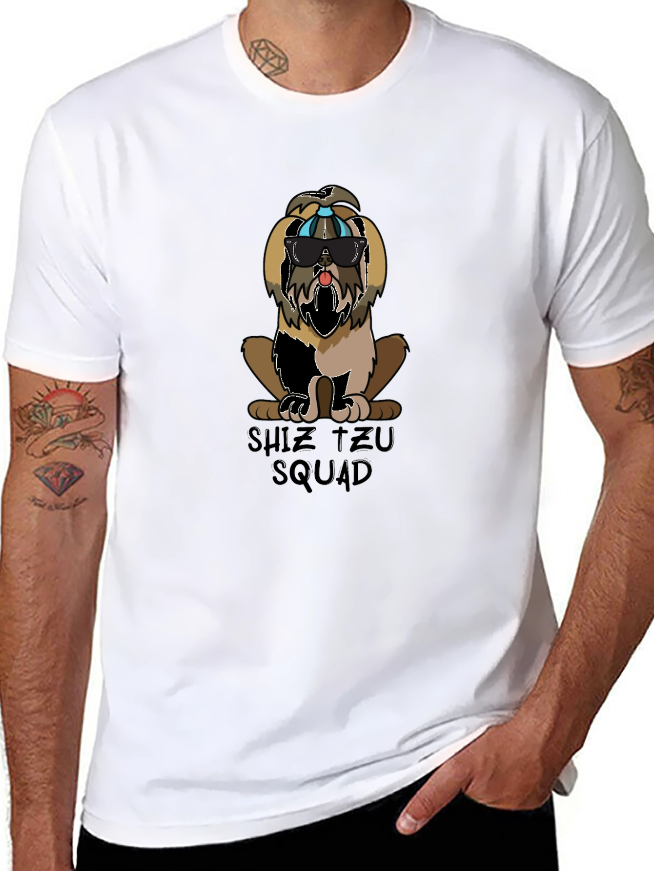 Shih Tzu Squad T-Shirt - Cool Dog Tee