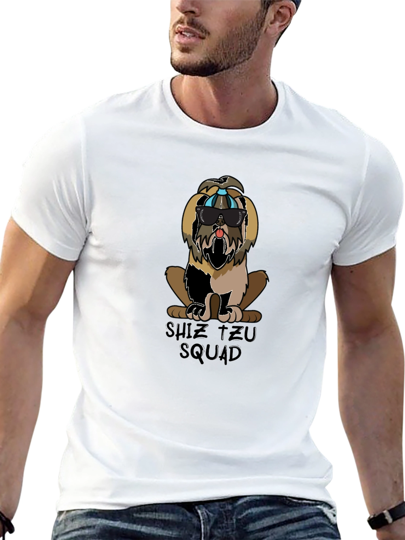 Shih Tzu Squad T-Shirt - Cool Dog Tee