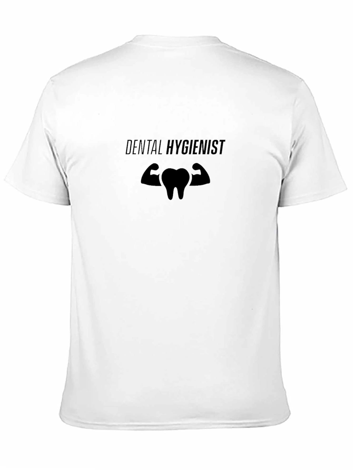Dental Hygienist Muscle Tooth Graphic Tee