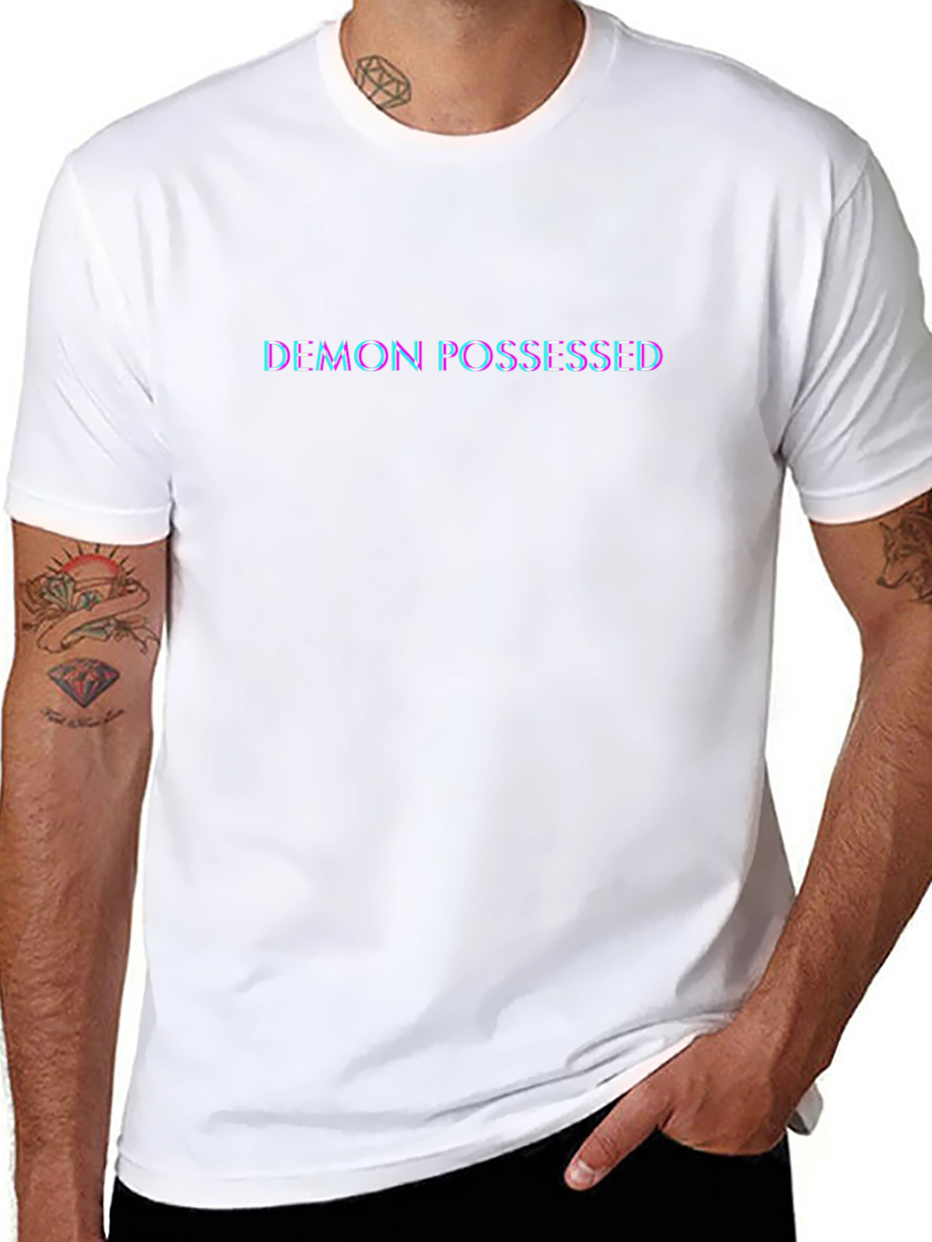 Demon Possessed Graphic T-Shirt - Edgy Style