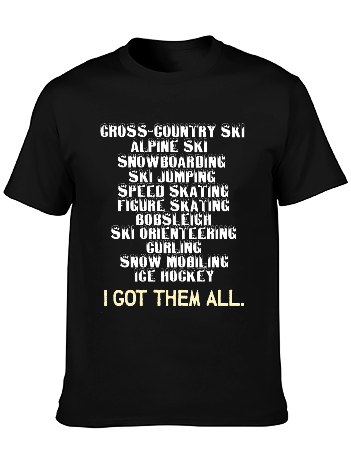 Winter Sports Fan T-Shirt