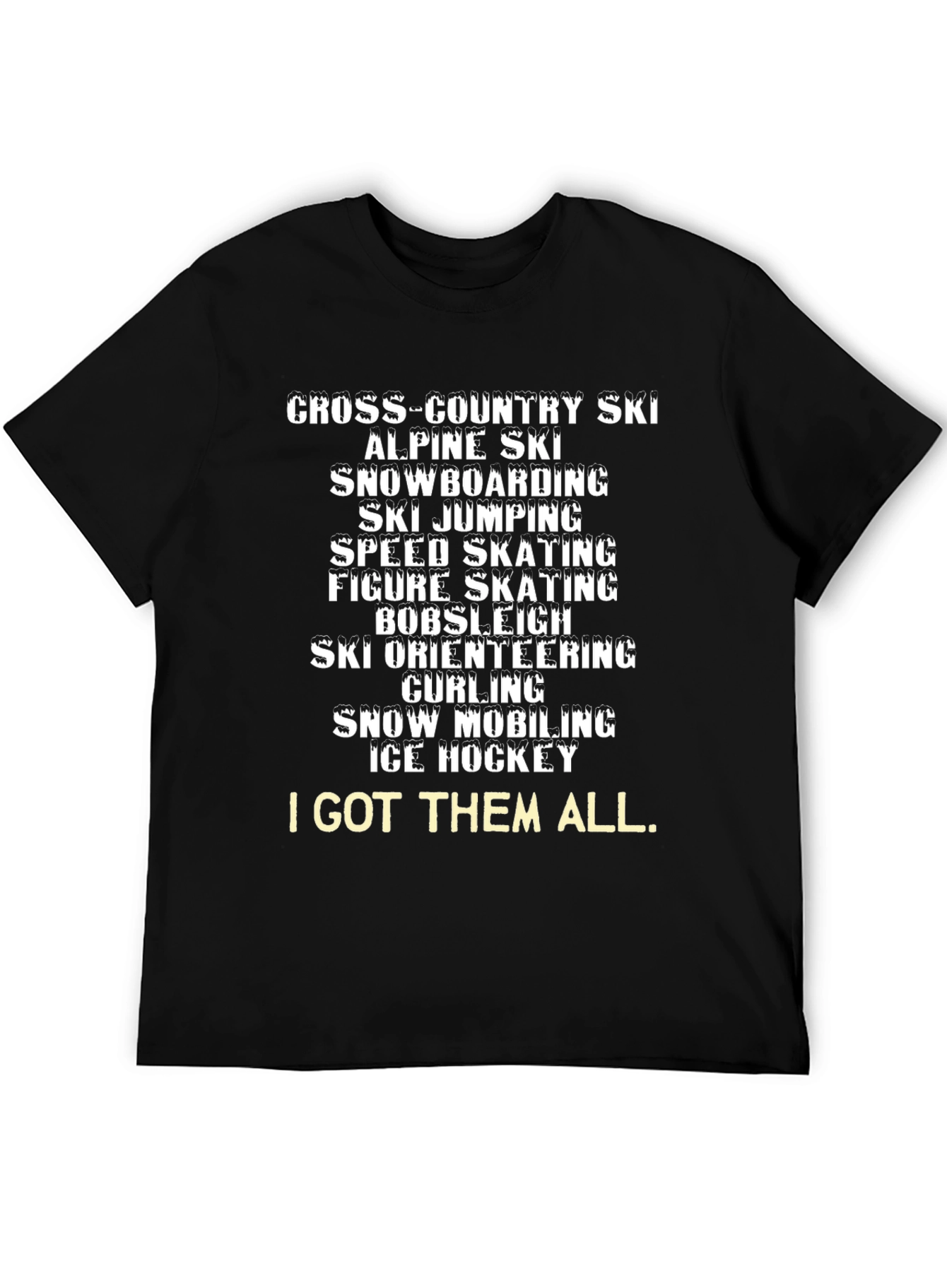 Winter Sports Fan T-Shirt