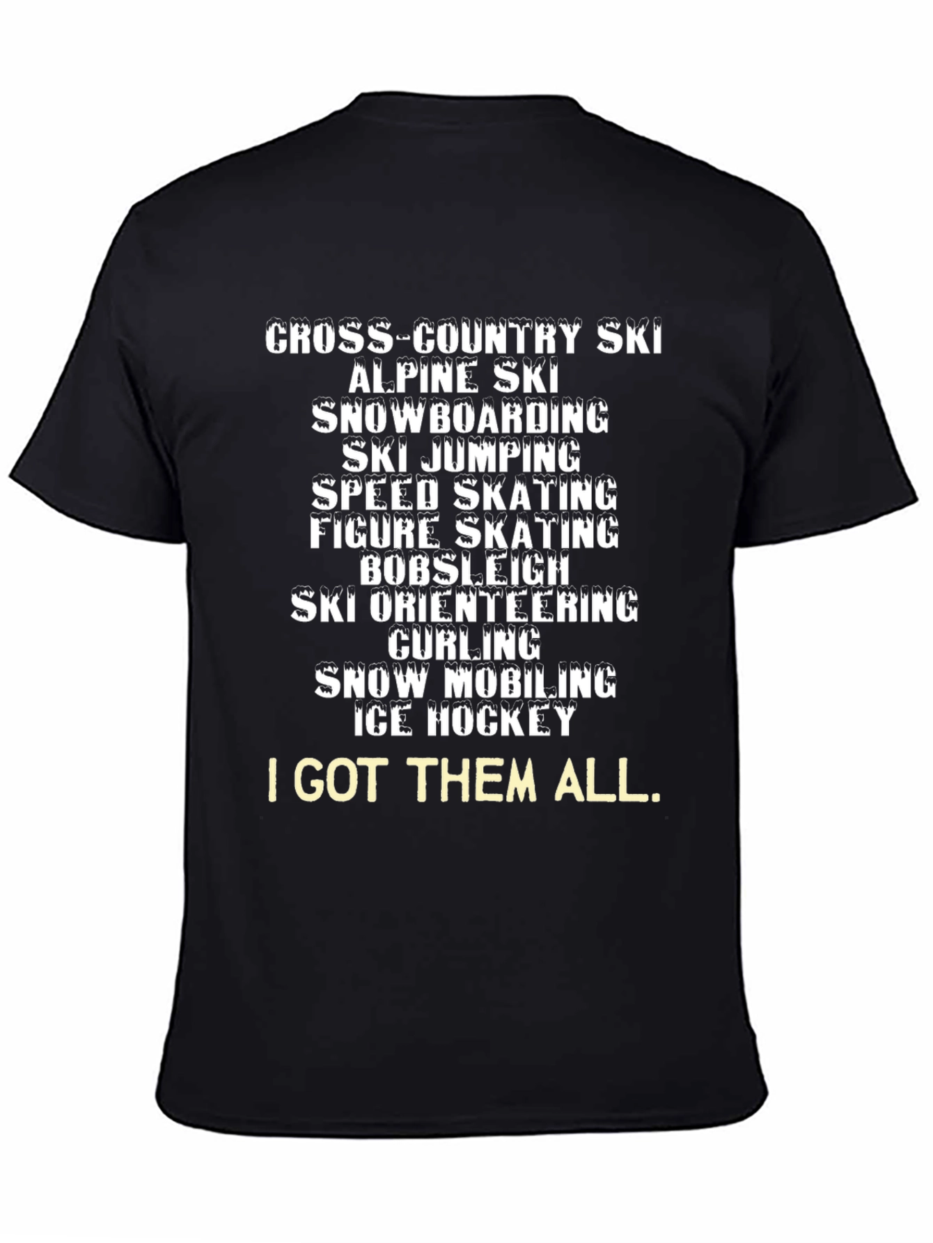 Winter Sports Fan T-Shirt