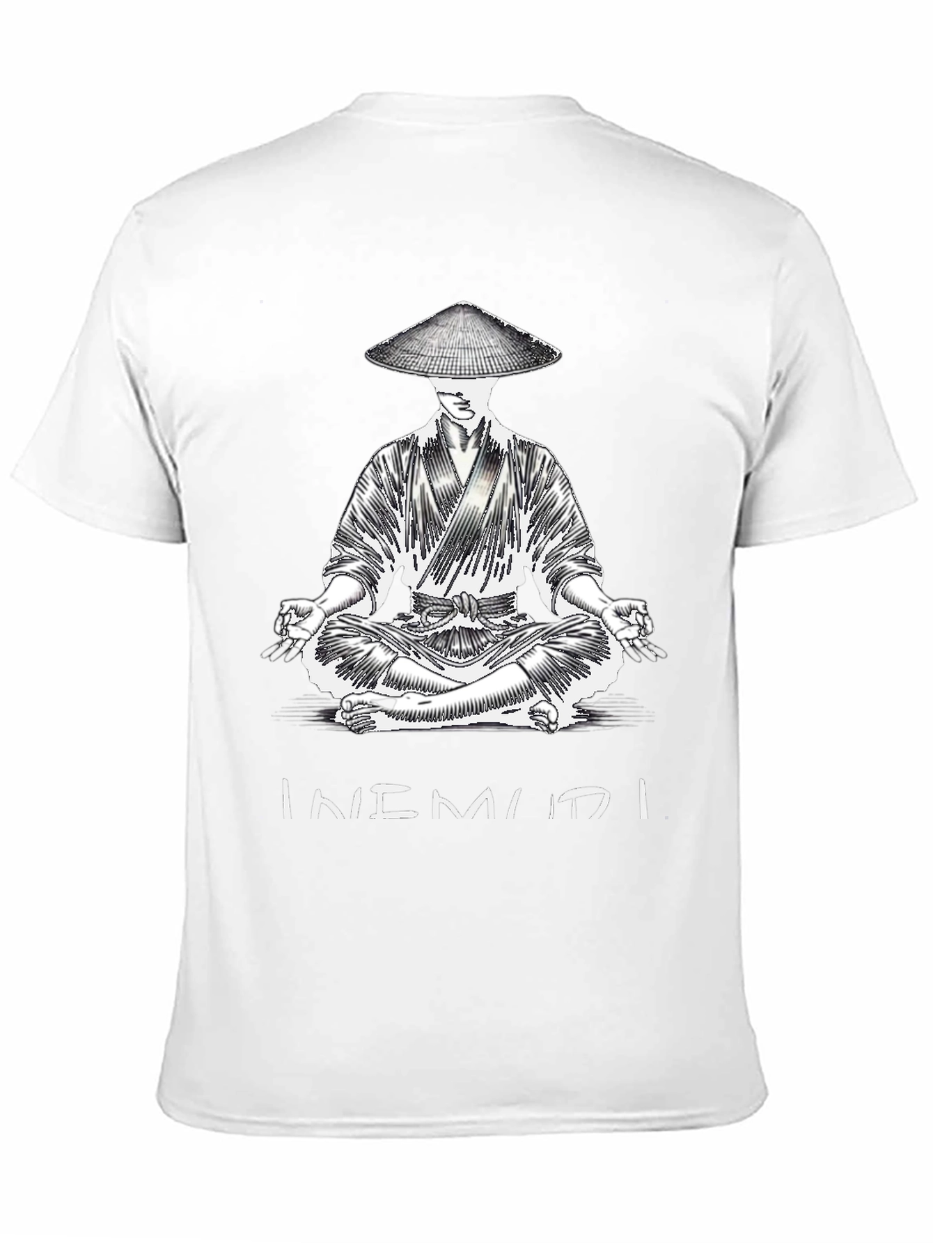 Meditating Samurai Graphic T-Shirt