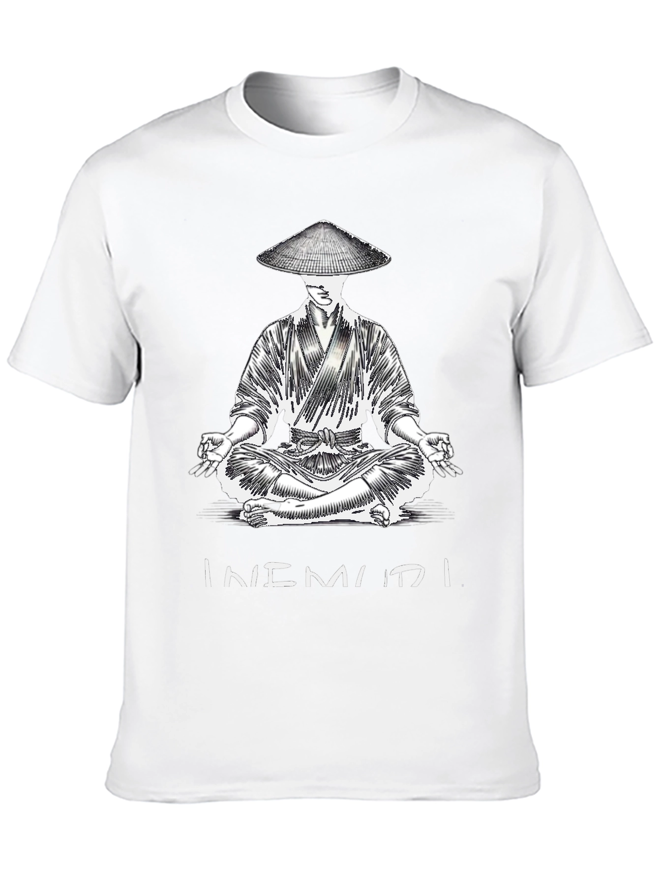 Meditating Samurai Graphic T-Shirt