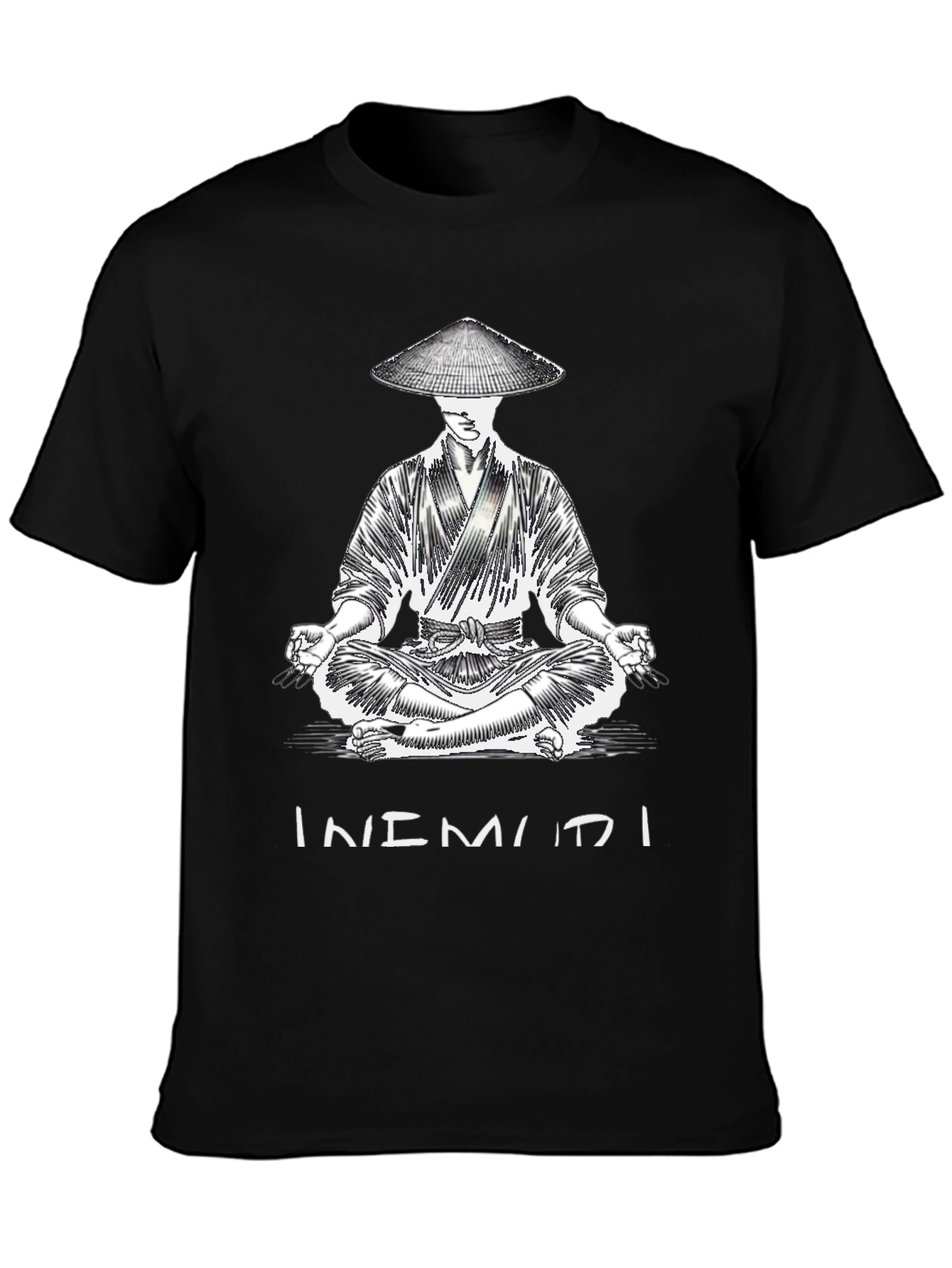 Meditating Samurai Graphic T-Shirt