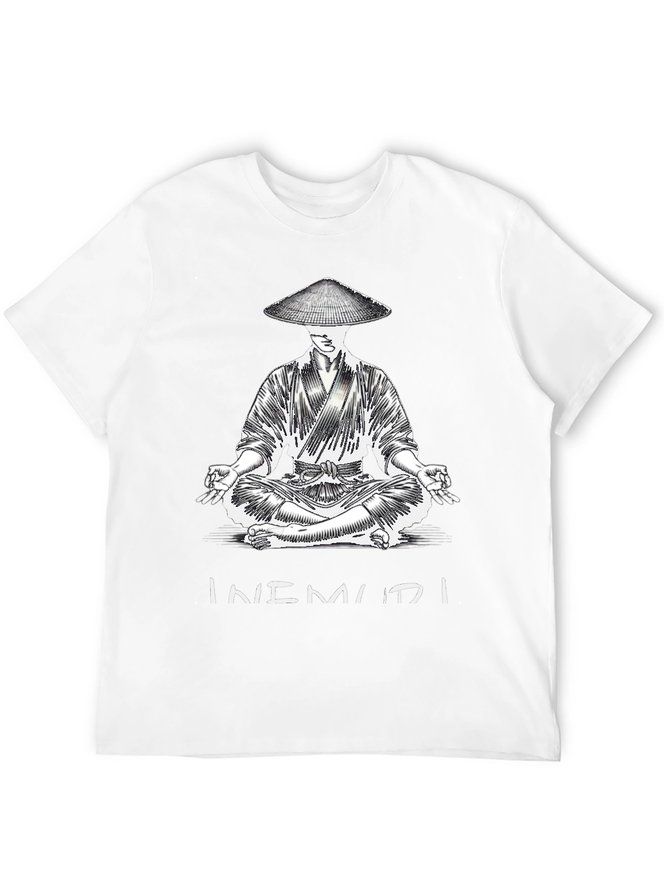 Meditating Samurai Graphic T-Shirt